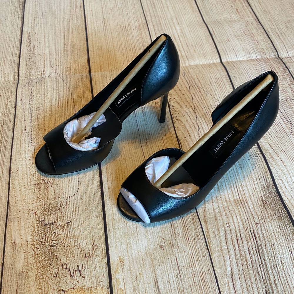Nine West Jeff D'Orsay Peep-toe Pumps